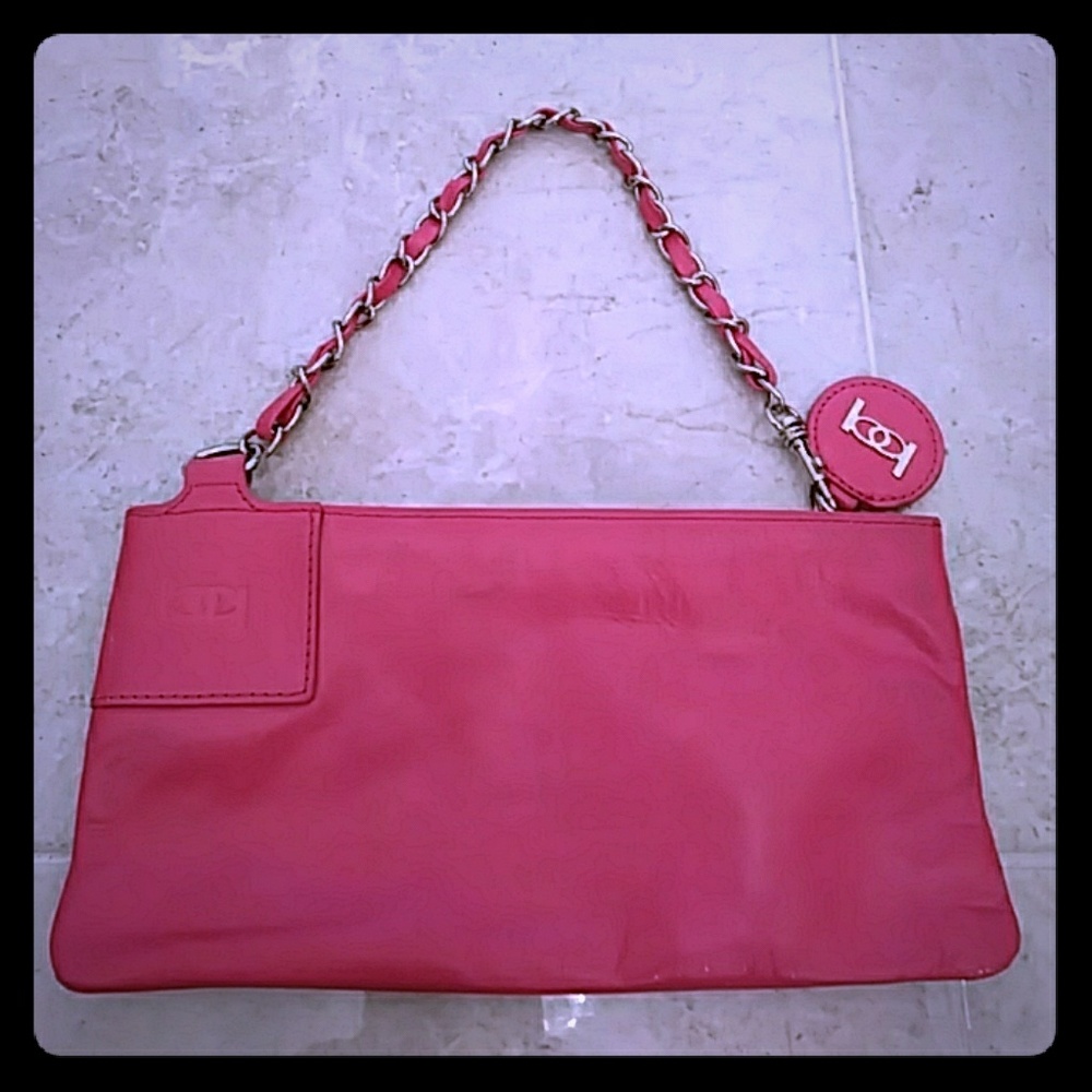 bebe Pink Leather Bag - Picture 2 of 6
